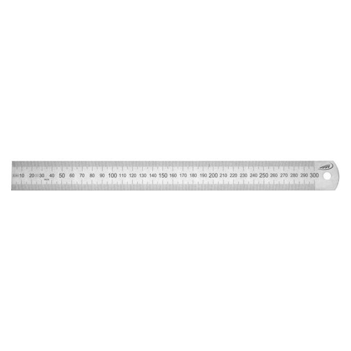 Helios Preisser Stahlmassstab Länge 1000 mm rostfreier Stahl biegsam Teilung B = mm/1/2 mm (100 cm, Stahl) (0460229)