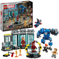 76315 Marvel Super Heroes Iron Mans Labor: Halle der Rüstungen, Konstruktionsspielzeug
