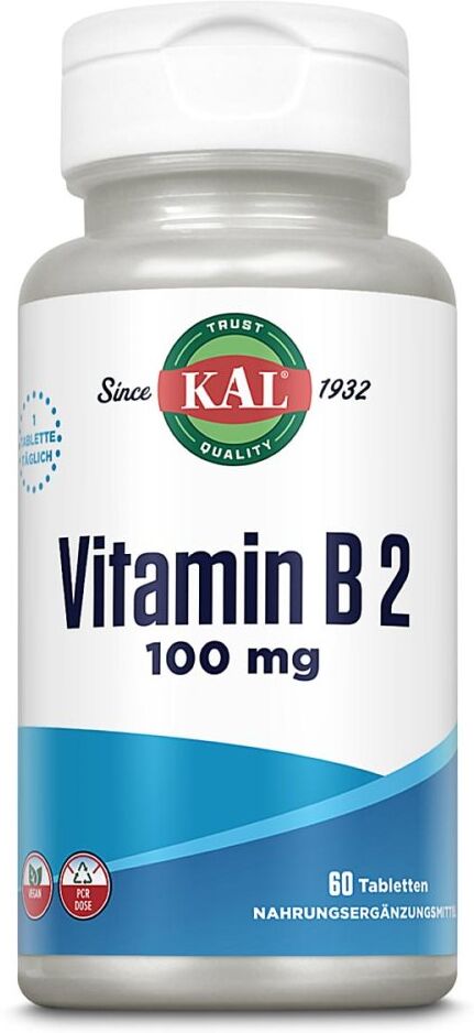 KAL Vitamin B2 Riboflavin 100 mg Tabletten 60stk