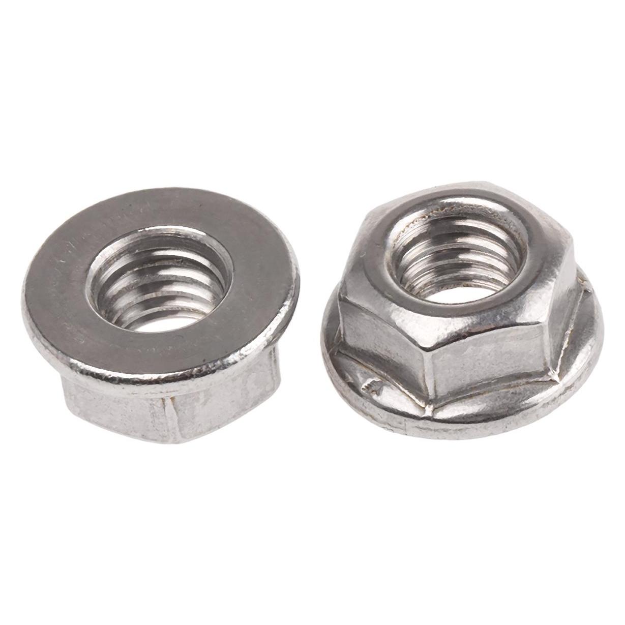 RS PRO Edelstahl-Flanschmutter M6, einfach (M8) (7259644)