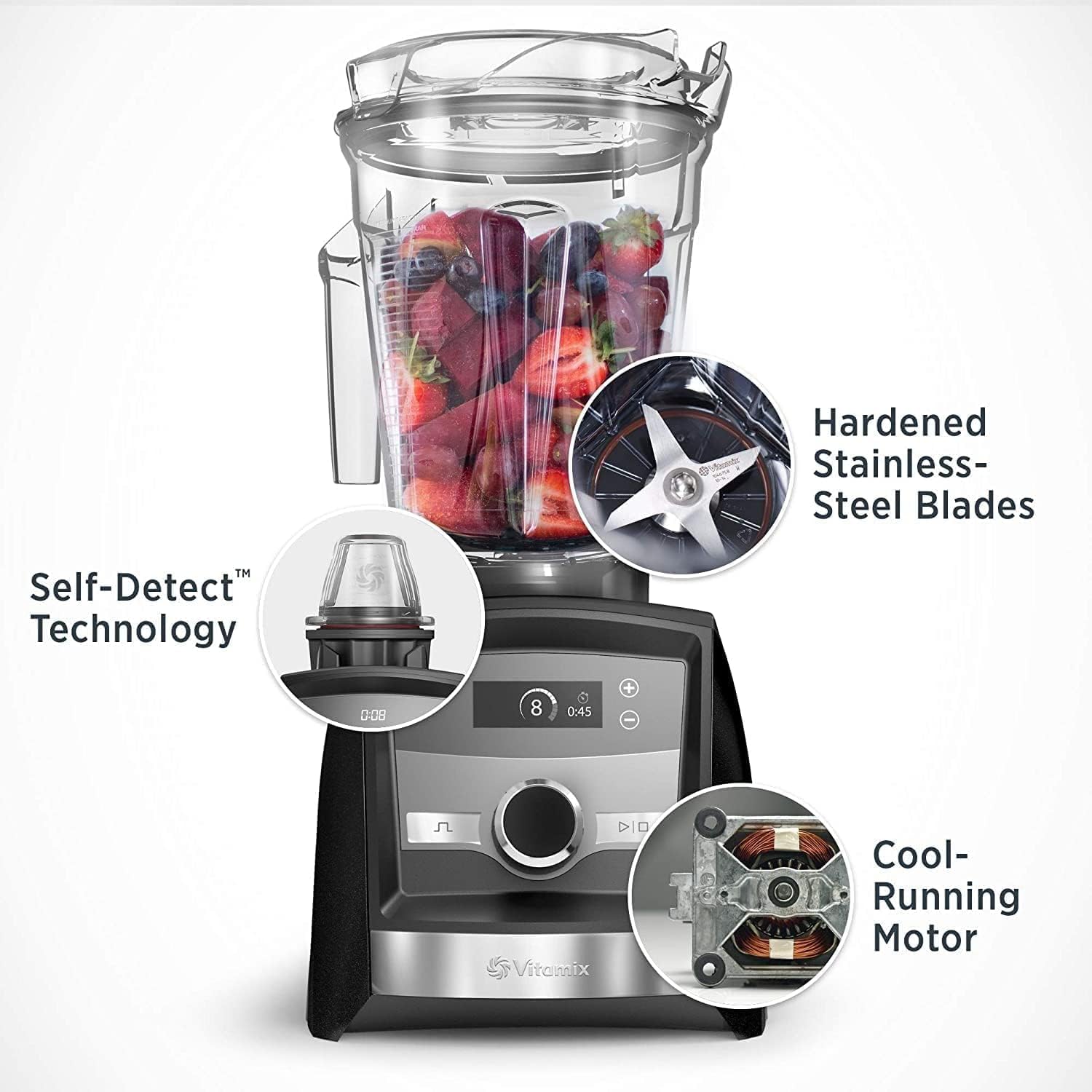 Vitamix Ascent A3500i Blender – Stainless Steel