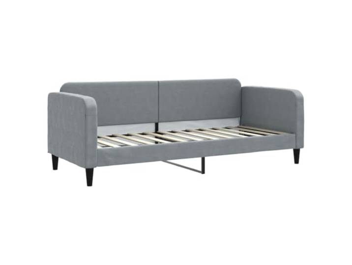 vidaXL Tagesbett Hellgrau 80x200 cm Stoff