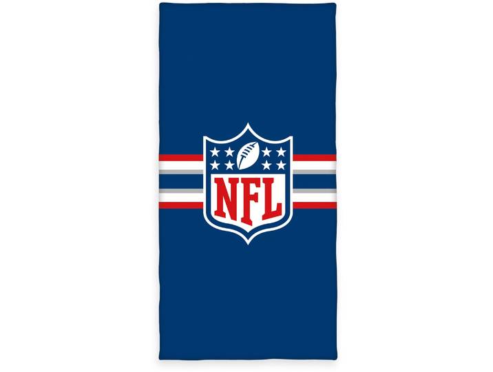 Badetuch NFL Super Bowl , bunt, B:75cm L:150cm, Velours, Obermaterial: 100% Baumwolle, Handtücher, Badetuch, hochfarbig bedruckt, American Football