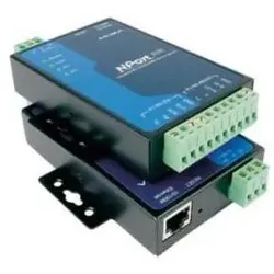 Moxa NPORT DEVICE SERVER 12-30VDC, Netzwerk Adapter, Schwarz