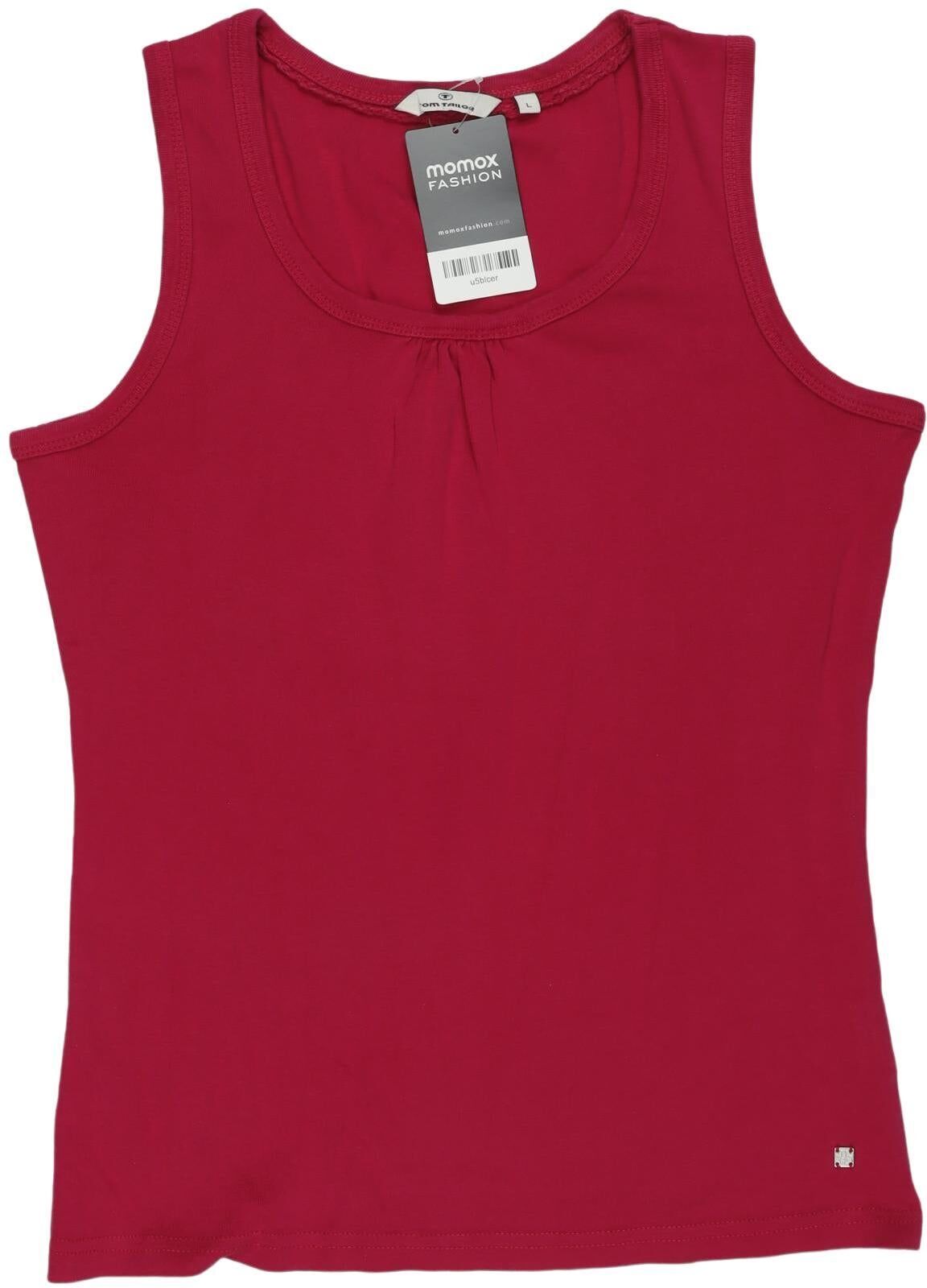 Tom Tailor Damen Top, Rot, Gr. L, Baumwolle - Second Hand