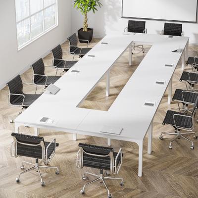 YUZHOU Large Conference Meeting Seminar Business Table for 18-24 Person (Set of 6) - 6PCS