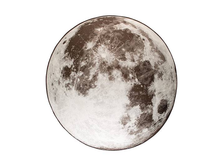 Carpet Zuiver Moon 200 x 200 cm, Gray, New