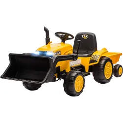 KINDER-ELEKTRO-BAGGER mit Anhänger 12V mit Fernbedienung
