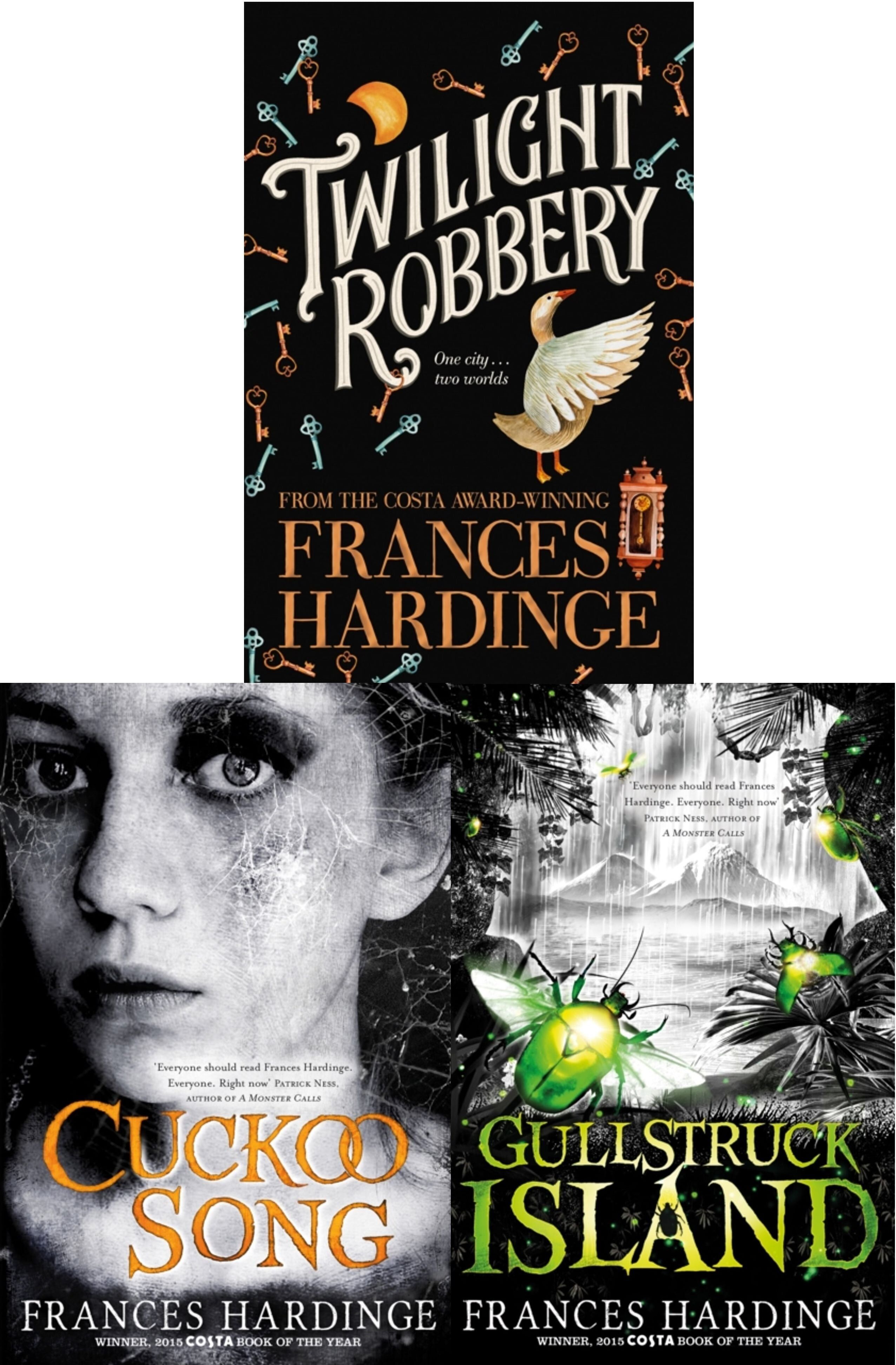 MACMILLAN Frances Hardinge Collection 3 Books Set - Cuckoo Song, Twilight Robbery And Gullstruck Island