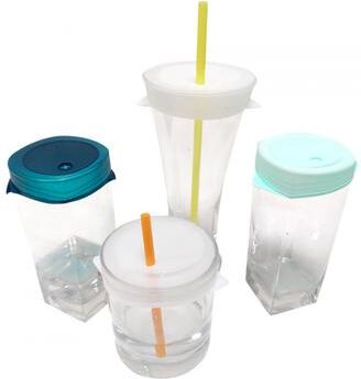 Multisell Products Hub Portable Round Silicone Cup Lid With Straw Hole, High Tension, Food Contact Grade Portable Round Silicone Cup Lid With Straw Hole, High Tension, Food Contact Grade