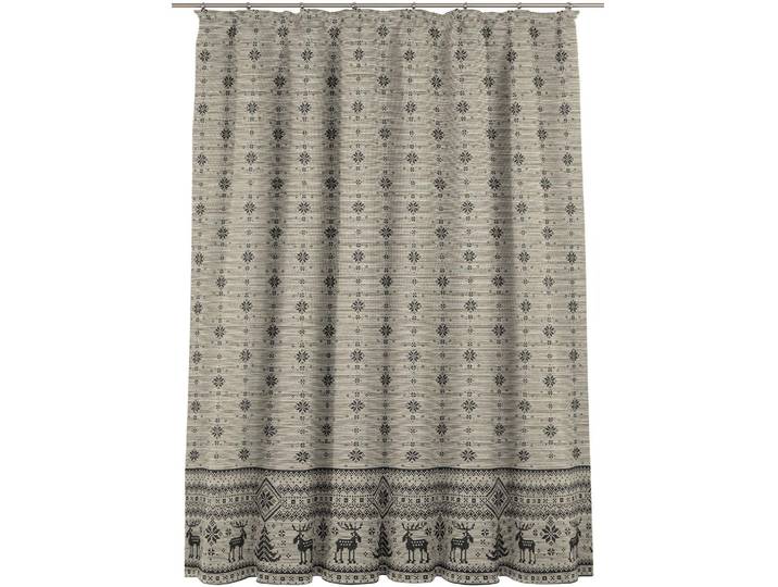 Vorhang WIRTH Romo, 1 Stück, Kräuselband, blickdicht, Norwegenmuster Gr. 1, beige (creme), B:65cm H:120cm, Jacquard, Baumwolle, Polyester, Gardinen, Vorhang, recycelte Fasern, Norwegenmuster