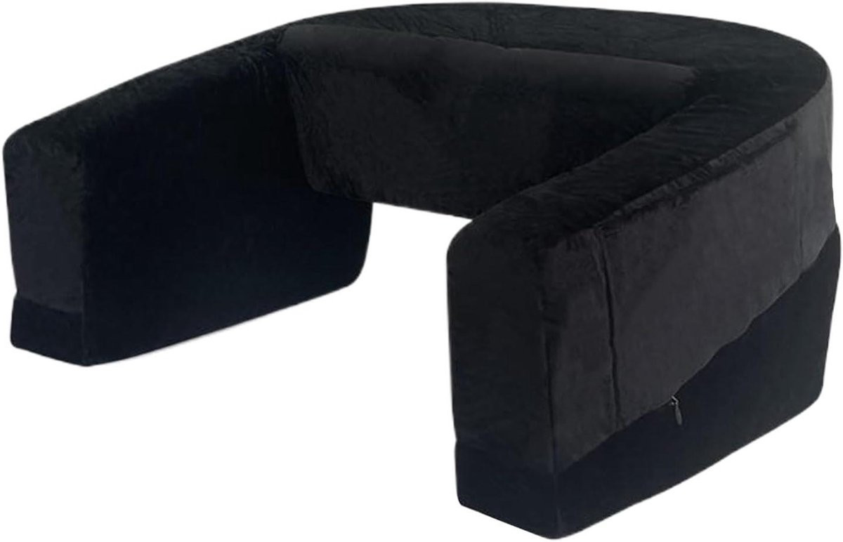 Ergonomisch laptopkussen voor op schoot - Zwart - B/D/H: 56 x 43 x 33 cm