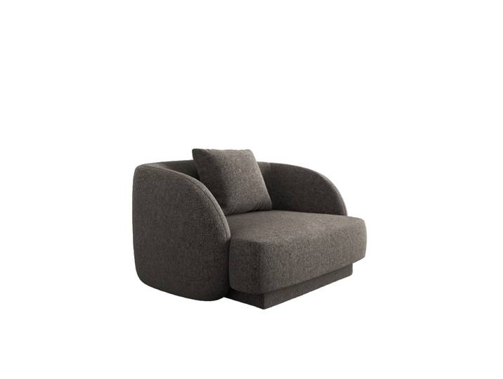 Design Sessel „Tulum“ Chenille Grau chosen by Bloomingloft