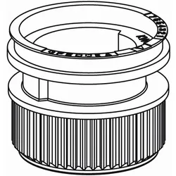 KWC Temperaturring ORCINO D33.9 H27.1, orange 606176