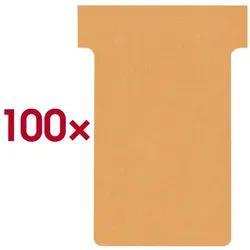 Franken T-Karten »Größe 2 TK2« orange, 6x8.4 cm