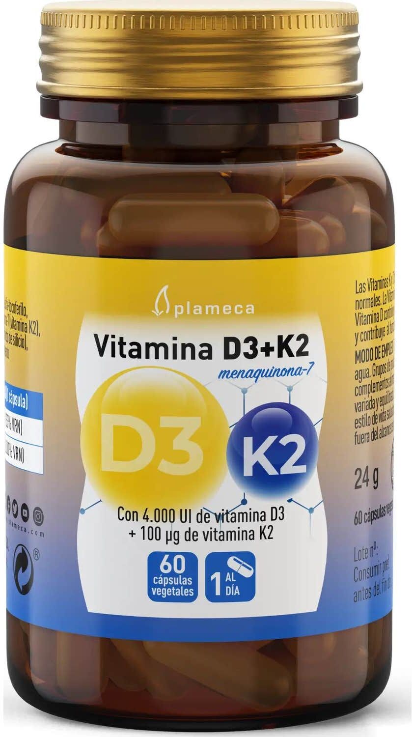 PLAMECA Vitamina D3+K2 60caps