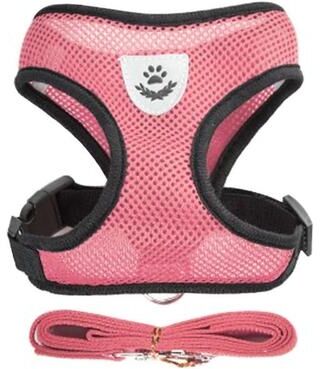 Uplifted Finds Aero Mesh Ergonomic Escape Resistant Harness pink xl