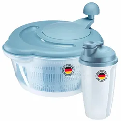 Westmark Set Salatschleuder Fortuna Basic, 5 l, Dressingshaker Mixery 0.5 l, 243222E8