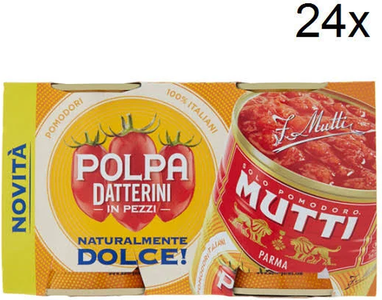 Mutti Polpa Datterini Tomaten 24×300g - 24 x 300g