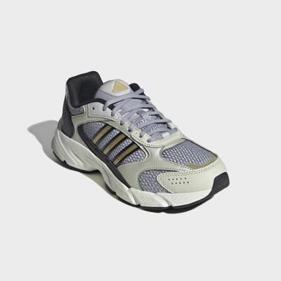 Sneaker ADIDAS SPORTSWEAR "CRAZYCHAOS 2000", Damen, Gr. 38, grau (halo silber, gold metallic, ice gold metallic), Leder, Synthetik, Textil, Schuhe Sneaker, inspiriert vom Design des adistar control