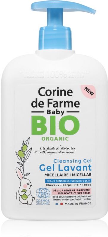Corine de farme Baby BIO Cleansing Gel gel micellaire corps et cheveux pour enfant 500 ml