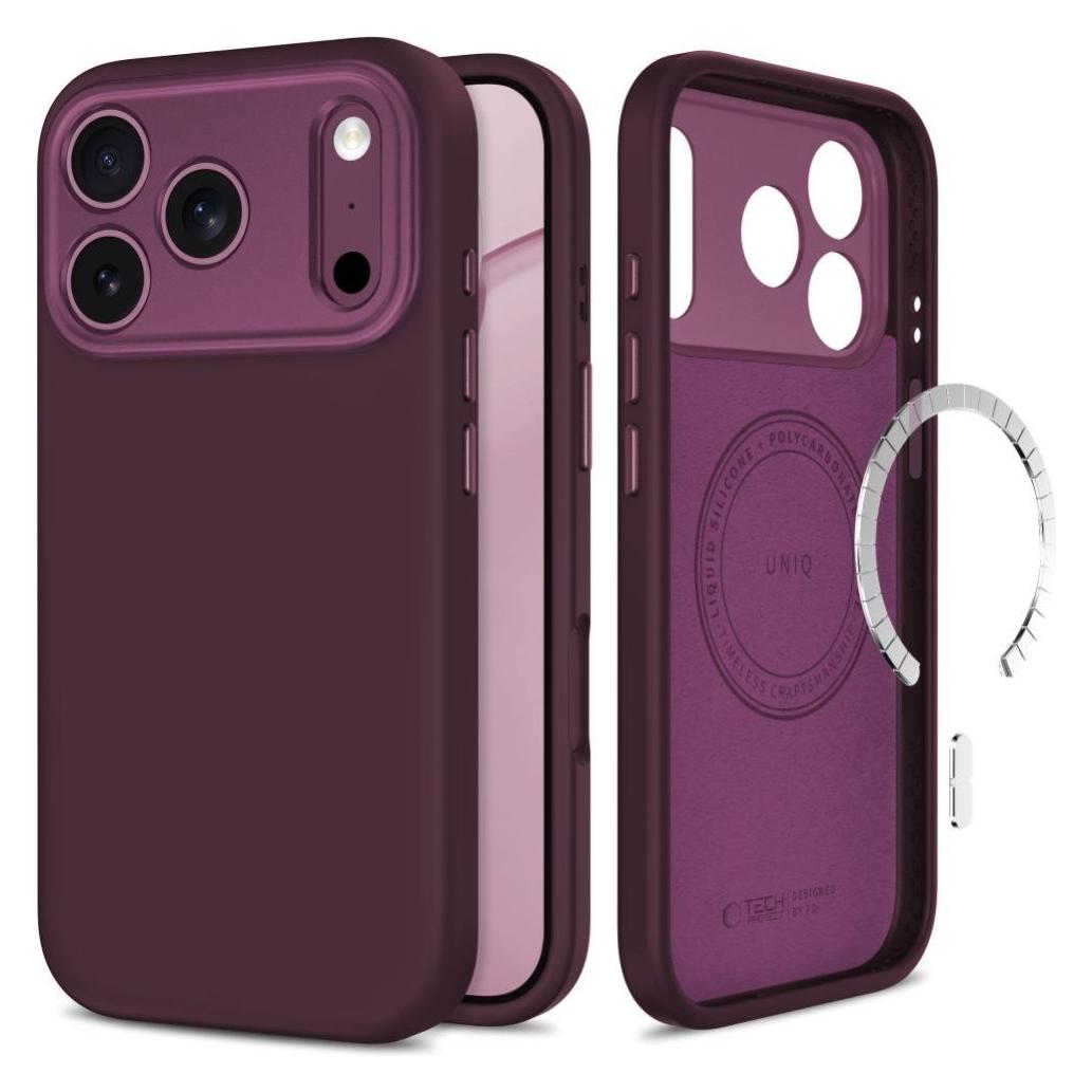 Tech-Protect Uniq Magsafe Cc Iphone 17 Pro / 18 Pro Dark Cherry (Apple iPhone 17 Pro, Apple iPhone 18 Pro) (5906302341511)