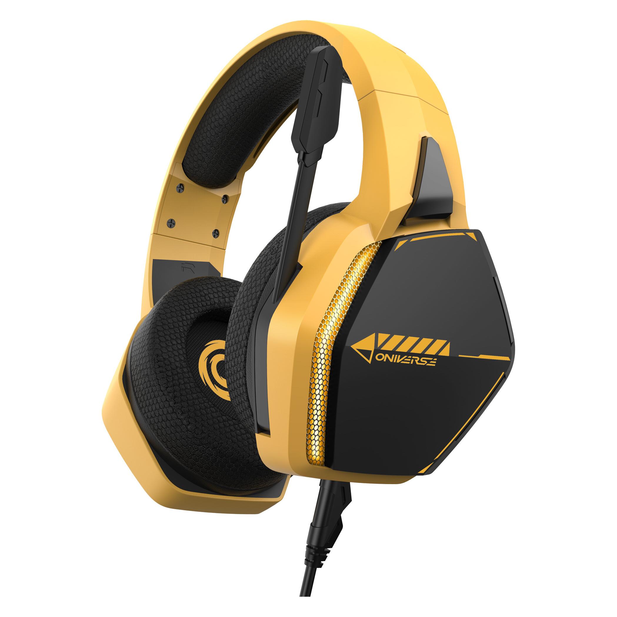Oniverse Gaming Headset Nebula - Solarfire Yellow (Kabelgebunden) (ONIHSNEB-MLT-SOFYLW)