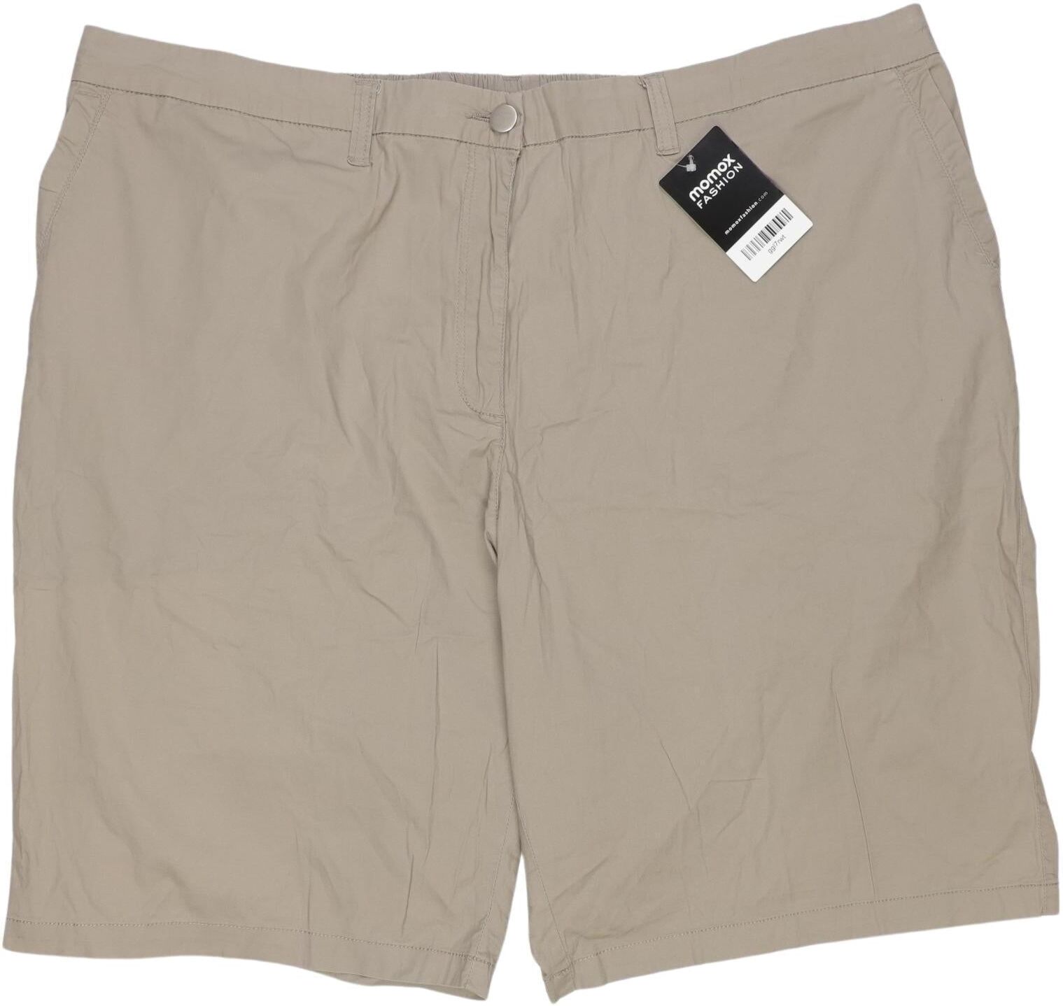Simply Be Damen Shorts, Beige, Gr. EU 56, Baumwolle / Elasthan - Second Hand