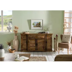 Sideboard Mango 160x45x90 dunkelbraun geölt RODEZ #121