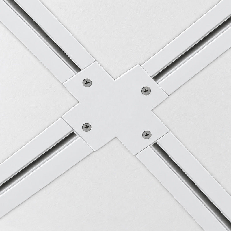 Silumen Connecteur X Rail Encastrable Monophasé Blanc