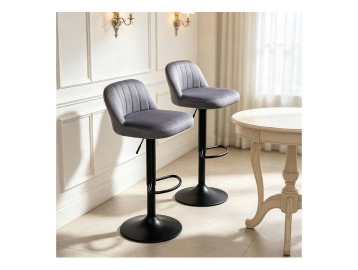 MC Star Stuhl Elegante Barhocker mit verstellbarer Höhe (Stilvolle Thekenstühle,Moderner Hocker(nur mit 2pcs Stuhle)