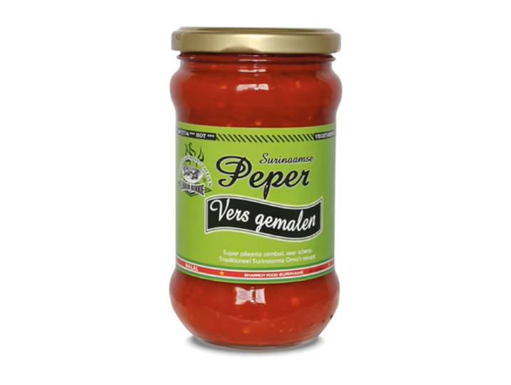 Lekker Bekkie Suriname gemalen chilipeper - 290 ml