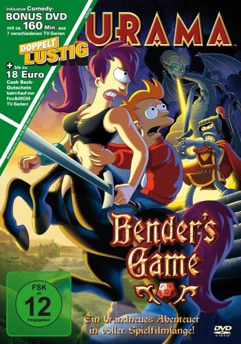 Dwayne Carey-Hill - Futurama - Benders Game (inkl. Comedy-Bonus DVD mit ca. 160 Min. aus 7 verschiedenen TV-Serien) - Preis vom 11.10.2026 15:43:13 h