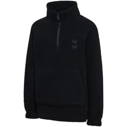 hummel hmlJR Martini 1/2-Zip Fleecepullover Kinder 2349 - black beauty 134