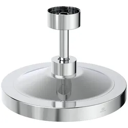 Ideal Standard Regenbrause Idealrain Solos Chrom, Ø 330 mm, Deckenanschluss mit LED-Leuchtring, sensorgesteuert, wassersparend