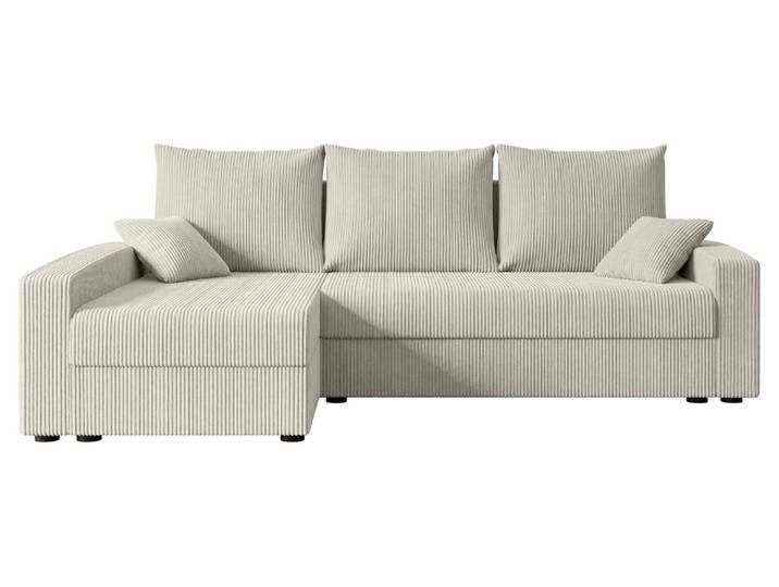 Ecksofa ALESIA-L Cremeweiß - Poso 100