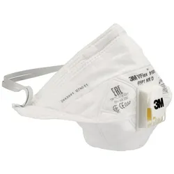 3M 9162ES VFlex Atemschutzmaske, Partikelmask, FFP2, mit Ventil, Grösse S