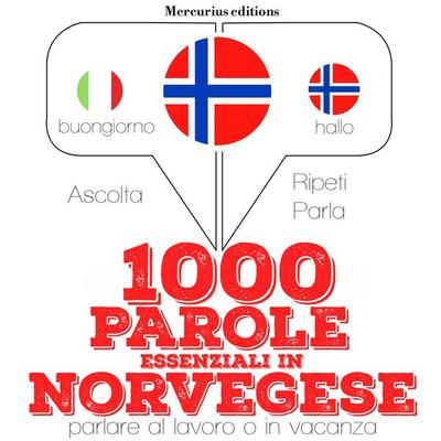 1000 parole essenziali in Norvegese - JM Gardner, Audio, 9782821118478