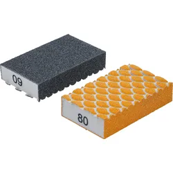 BGS Schleifschwamm-Satz | K 60, 80 | 2-tlg.