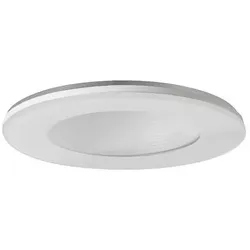 Brumberg Einbau-Downlight COVER-UP für MR16 LED Modul max. 14W, IP44, rund, Aluminium / Dekoglas, ohne BG, starr, Weiß / klar BRUM-45320070