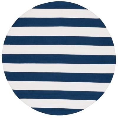 SAFAVIEH Handmade Montauk Caspian Stripe Cotton Flatweave Rug