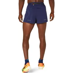 Asics Herrenshort Metarun Split Short Performance - blau / L