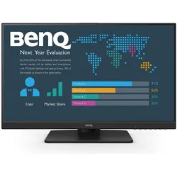 BenQ BL2486TC IPS USB-C HUB (1920 x 1080 Pixel, 23.80"), Monitor, Schwarz