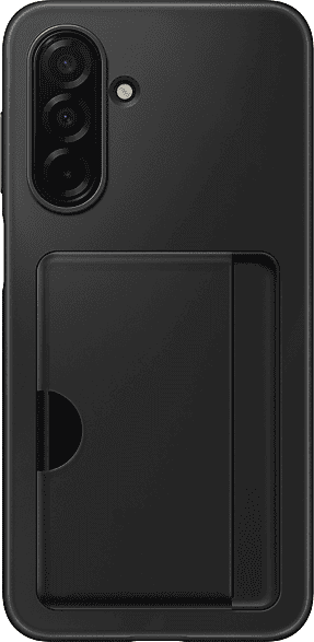 Funda móvil - Samsung, Para Galaxy A26 5G, Trasera, Bolsillo para tarjeta, Negra