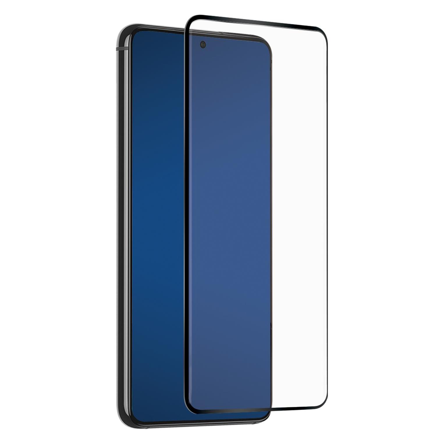 SBS Glas Displayschutz Full Cover Samsung Galaxy S21, schwarz (Samsung Galaxy S21+) (TESCRFCSAS21K)