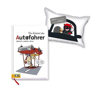 Die Wahrheit über Autofahrer (Buch) mit Scheibenschwamm, Gebundene Ausgabe von , Edition XXL, 978-3-89736-963-4
