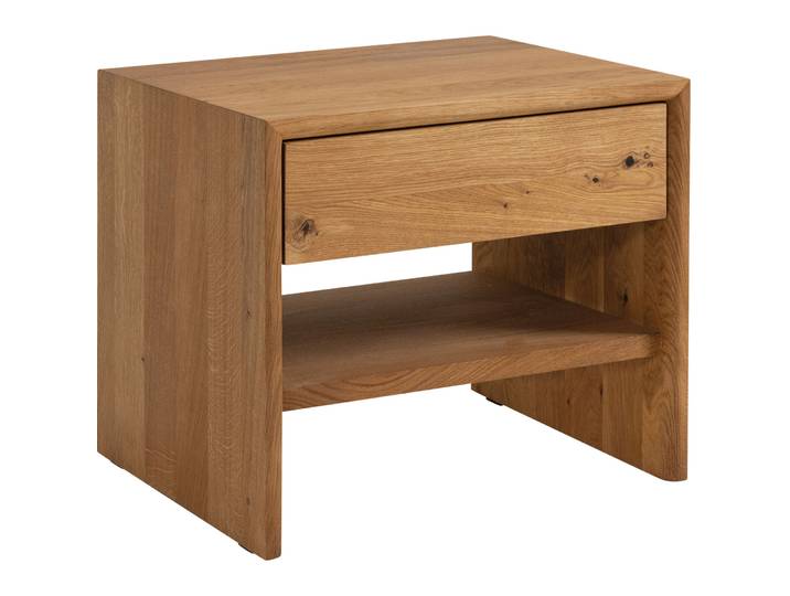 Nachttisch Joah Eiche Eiche Massivholz B 48 H 41 cm - Nachttisch