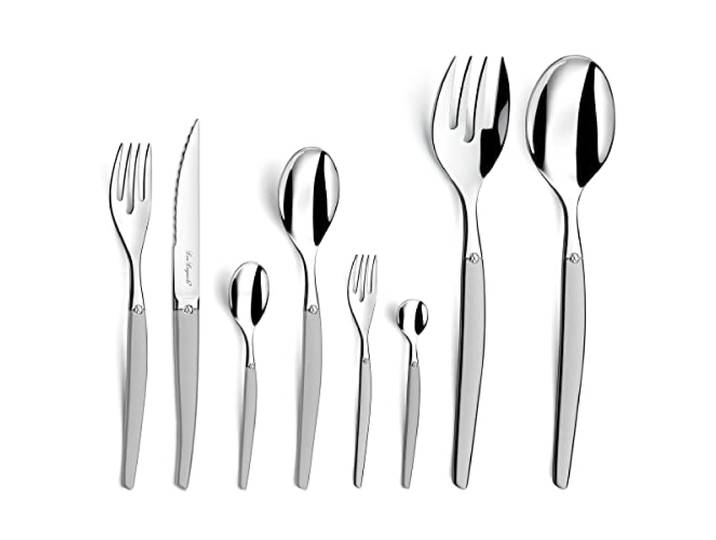 Lou Laguiole Jet Sablé – 74-teiliges Besteckset