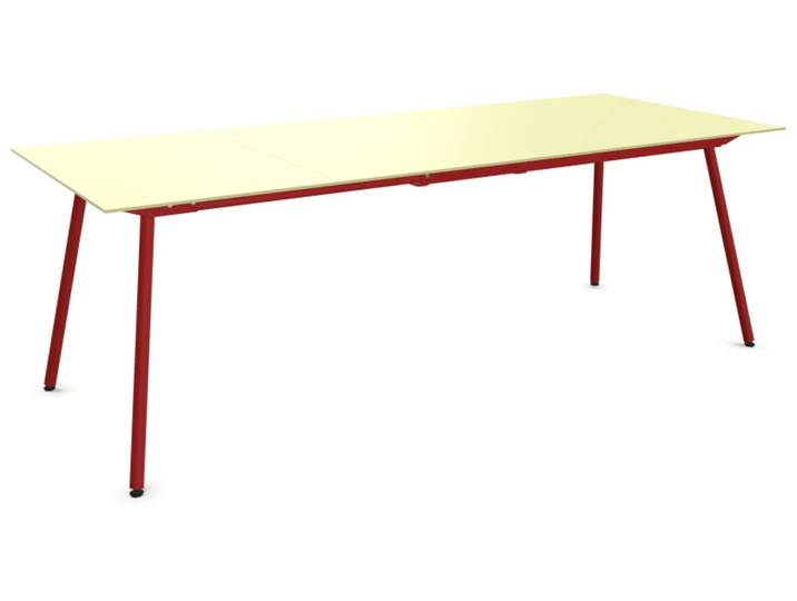 Ausziehtisch Locarno von Schaffner / Farbe: Rot / Grösse: 160 x 90 cm
