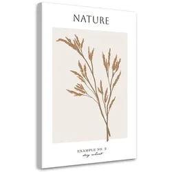WANDBILD trockener weizen natur